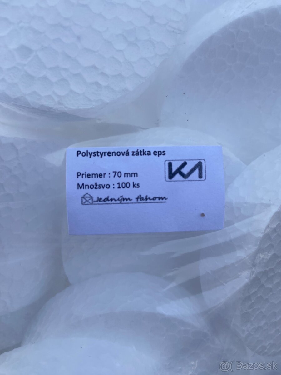Polystyrenove zatky o priemere 70mm - 2