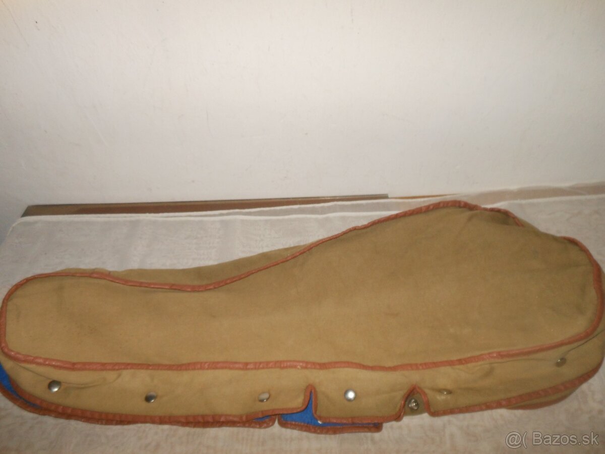 Starodávne plátené púzdro na husle - 2