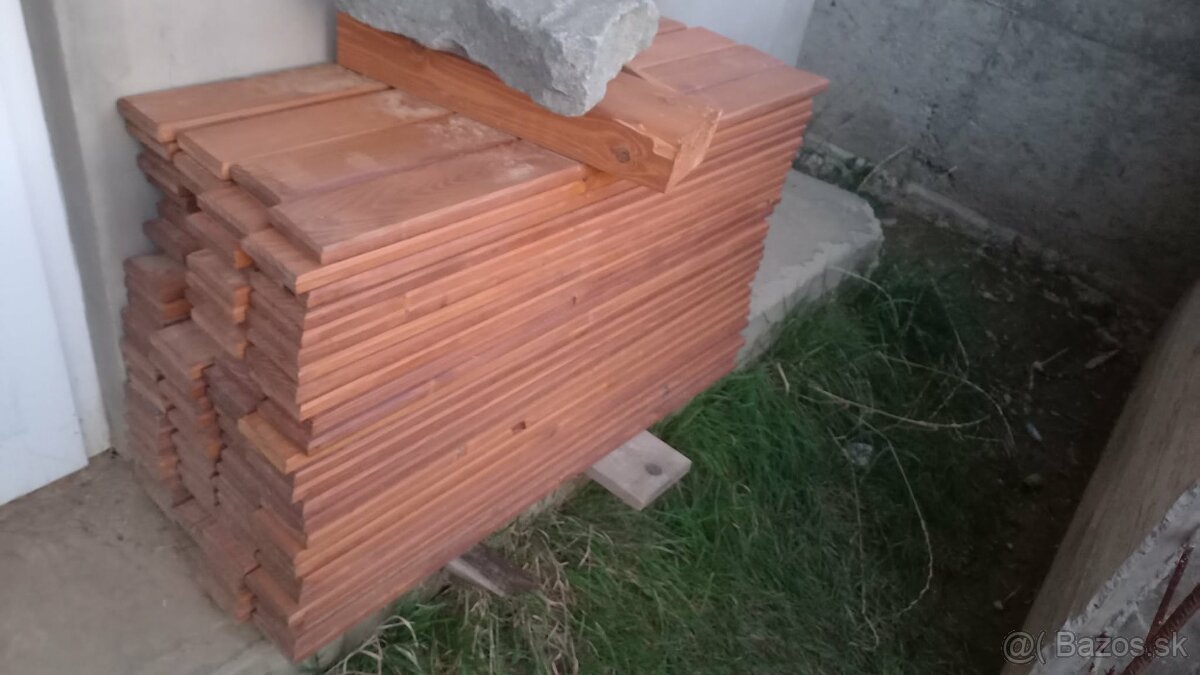Drevené plotovky / plotové dosky 100 cm – namorené (100 ks) - 2