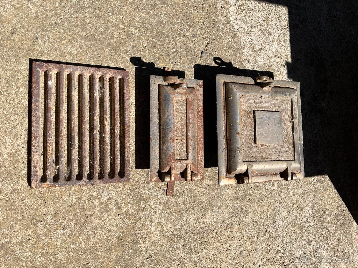 Liatinové dvierka na pec - 2