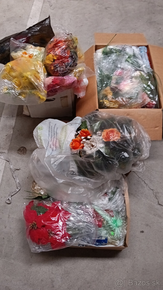 Ozdobné umelé kvety - 2