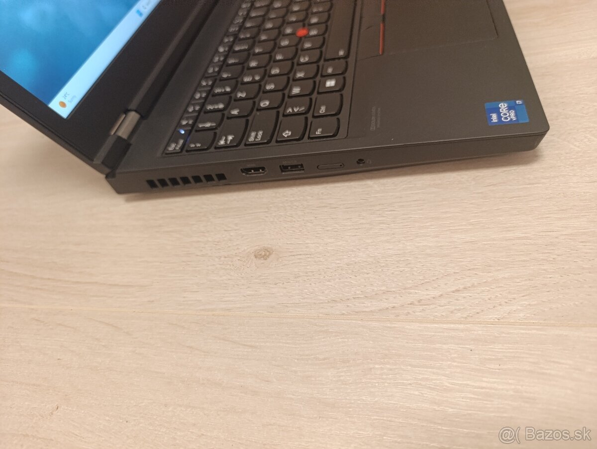 Lenovo P15 2 gen., I7-11850H, 32 GB RAM, 512GB SSD, Nvidia - 2