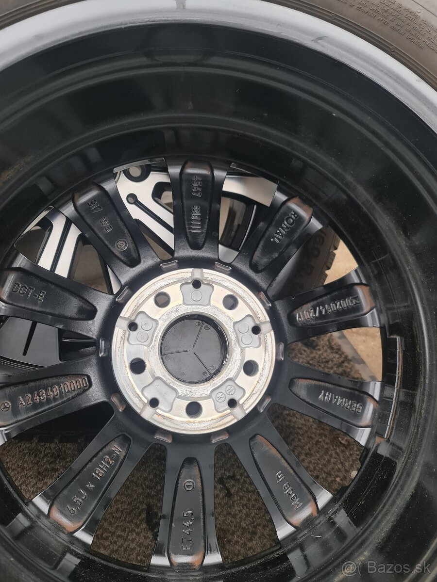 5X112 R18 M.B + ZIMNE PNEU 215/60 R18 - 2