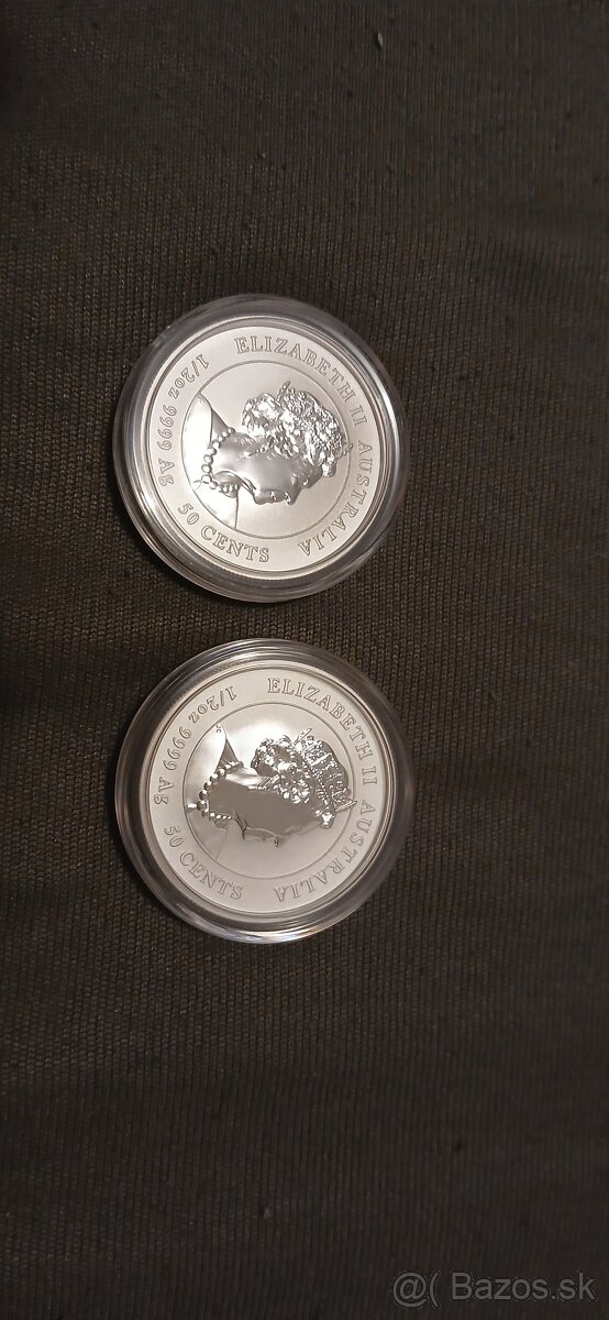 Strieborné investicne mince rok bavila 2021 - 2