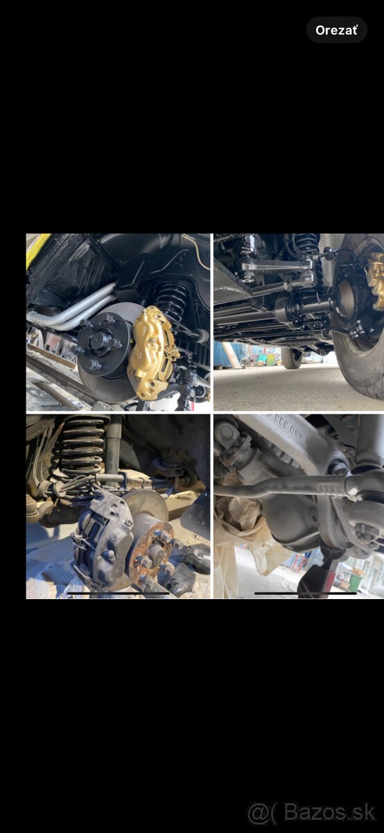 Tryskanie,nastrek podvozkov Off Road - 2