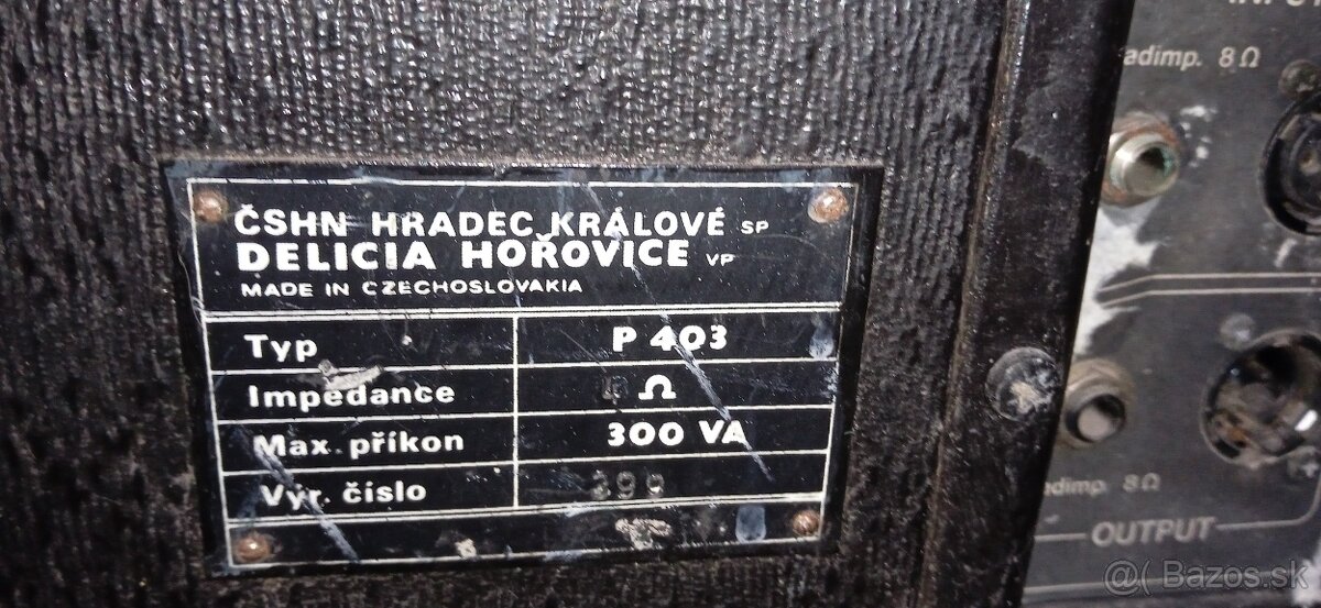 Predám reproboxy Delícia - 2