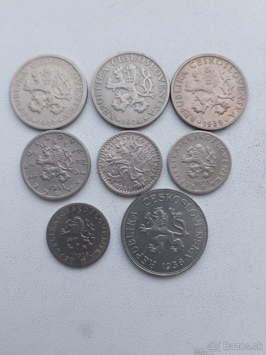 Mince čsr 1918 -1938 - 2