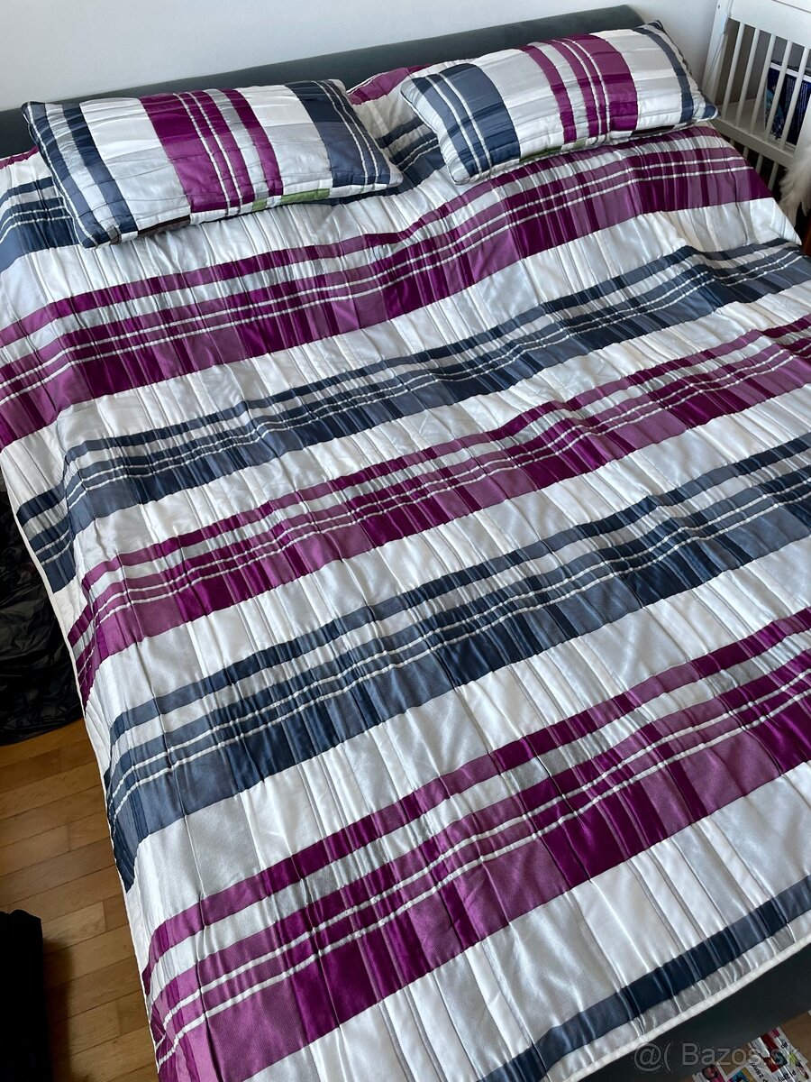 Prehoz na manželskú posteľ obojstranný - 2