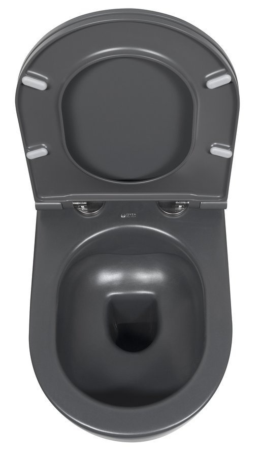 Závesné wc Infinity antracit - 2