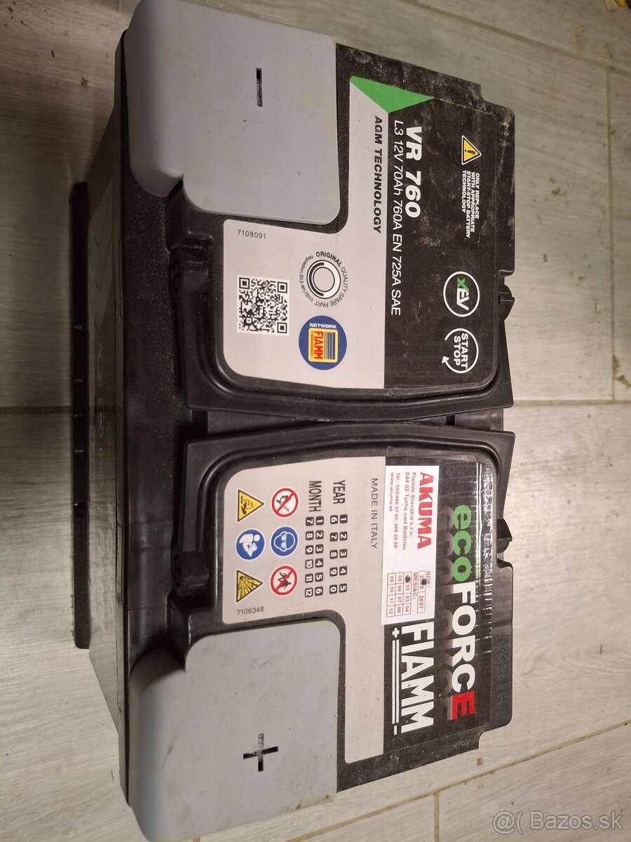 Autobateria akumulator 70ah - 2