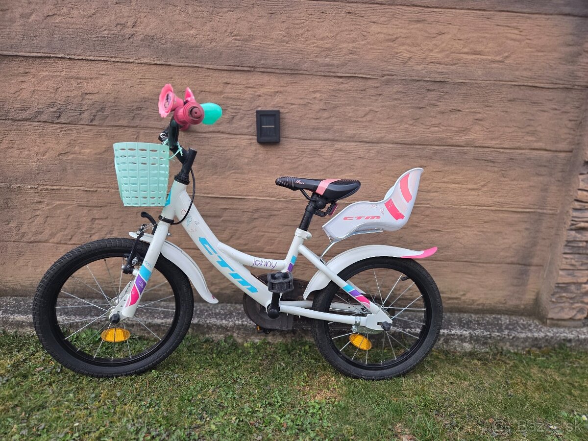 Dievčenský bicykel CTM Jenny 16" - 2