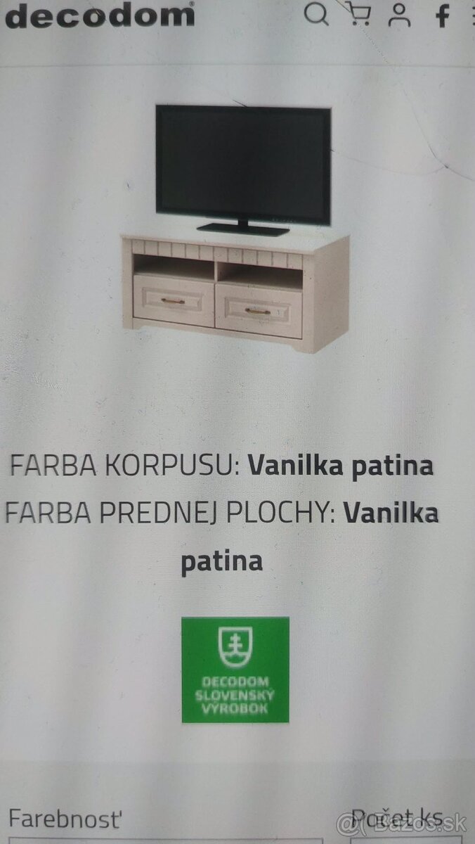 Skrinka pod televízor Decodom - 2