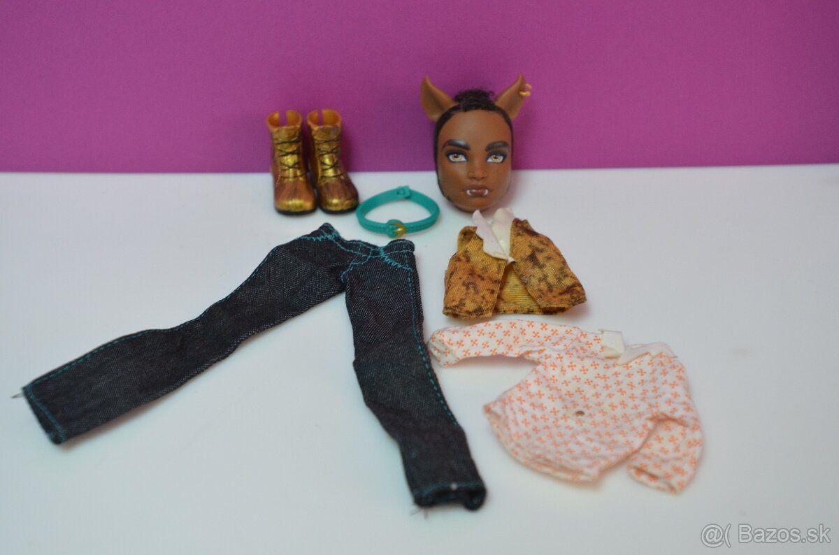 Monster High doplnky Jackson, Clawd, Deuce - 2