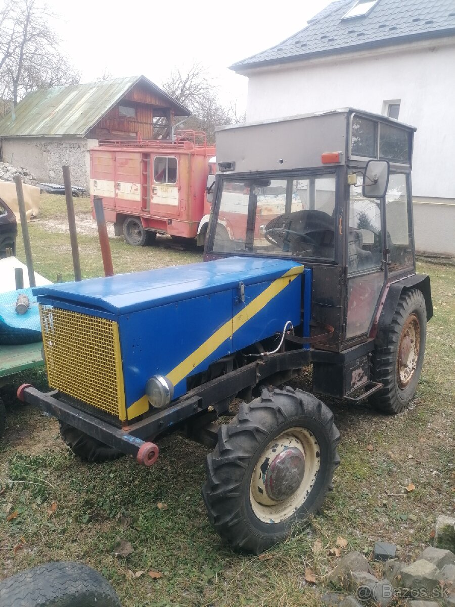 Malotraktor domácej výroby s Kardanom. - 2