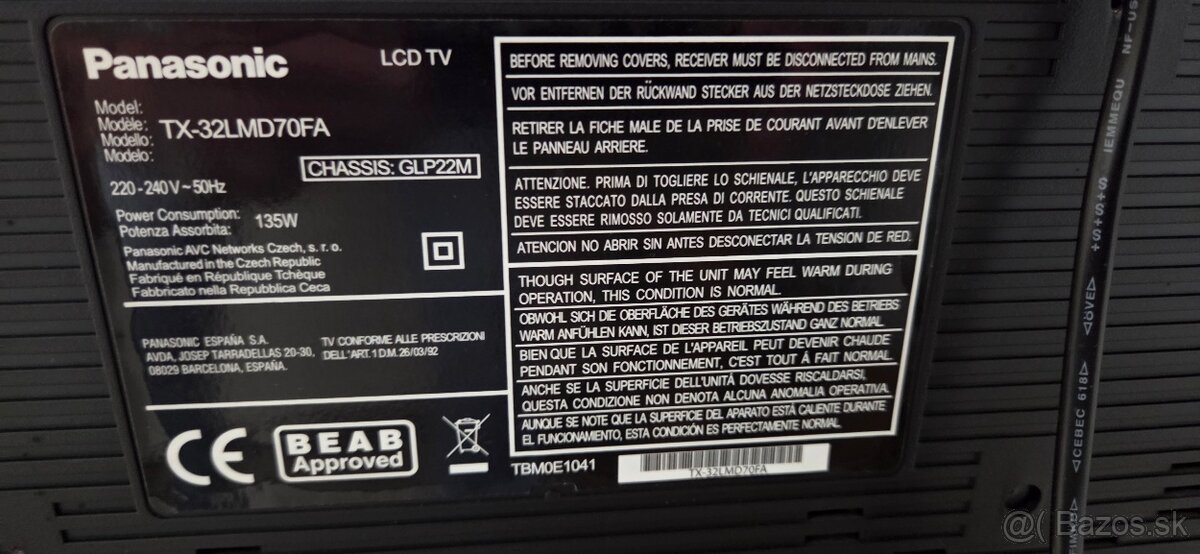 Panasonic Vera LCD uhlopriečka 90 cm - 2