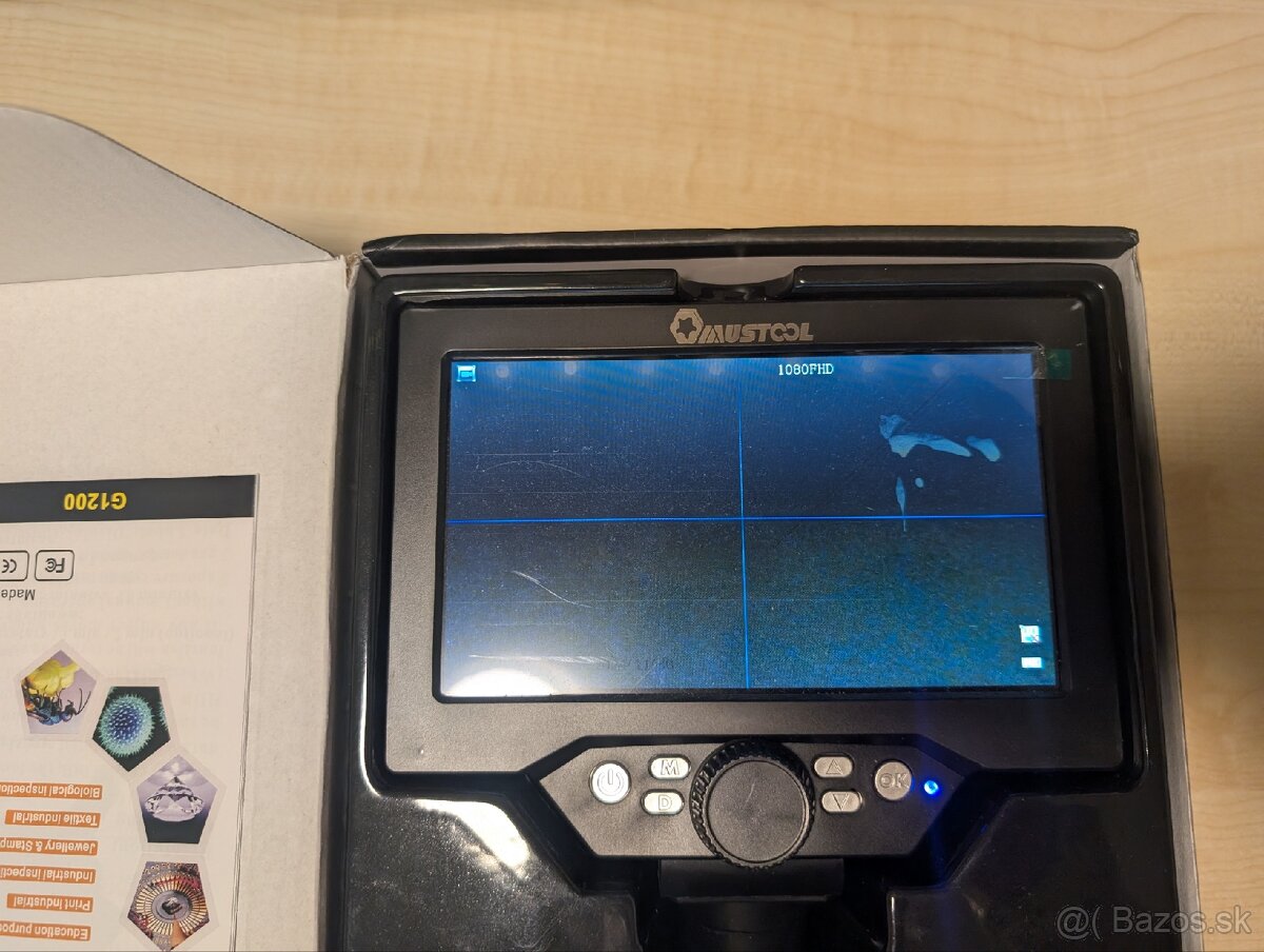 Digitálny mikroskop 7 palcový s microSD a batériou - 2