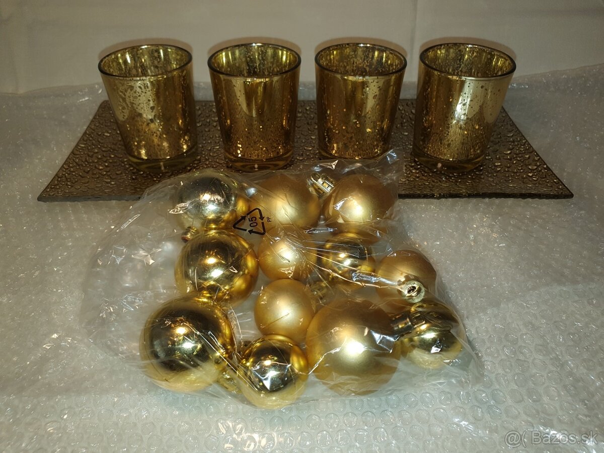 VIANOČNÁ SADA NA 4 ČAJOVÉ SVIEČKY - 2