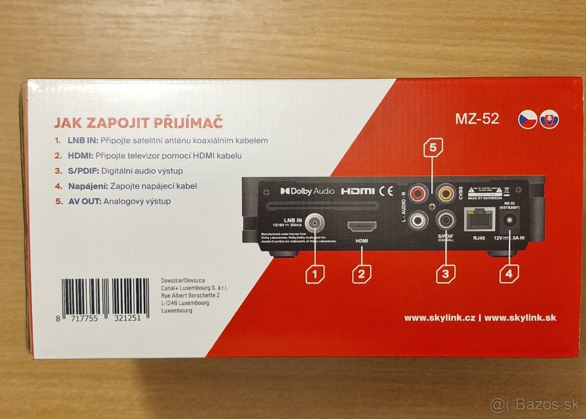 Kaon MZ-52 satelitny primac - 2