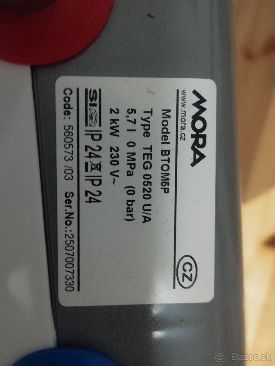 Elektrický ohrievač vody pod umývadlo - 2