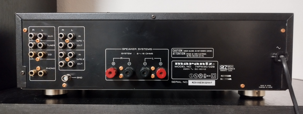 Predám vintage zosilňovač Marantz PM-30 - 2