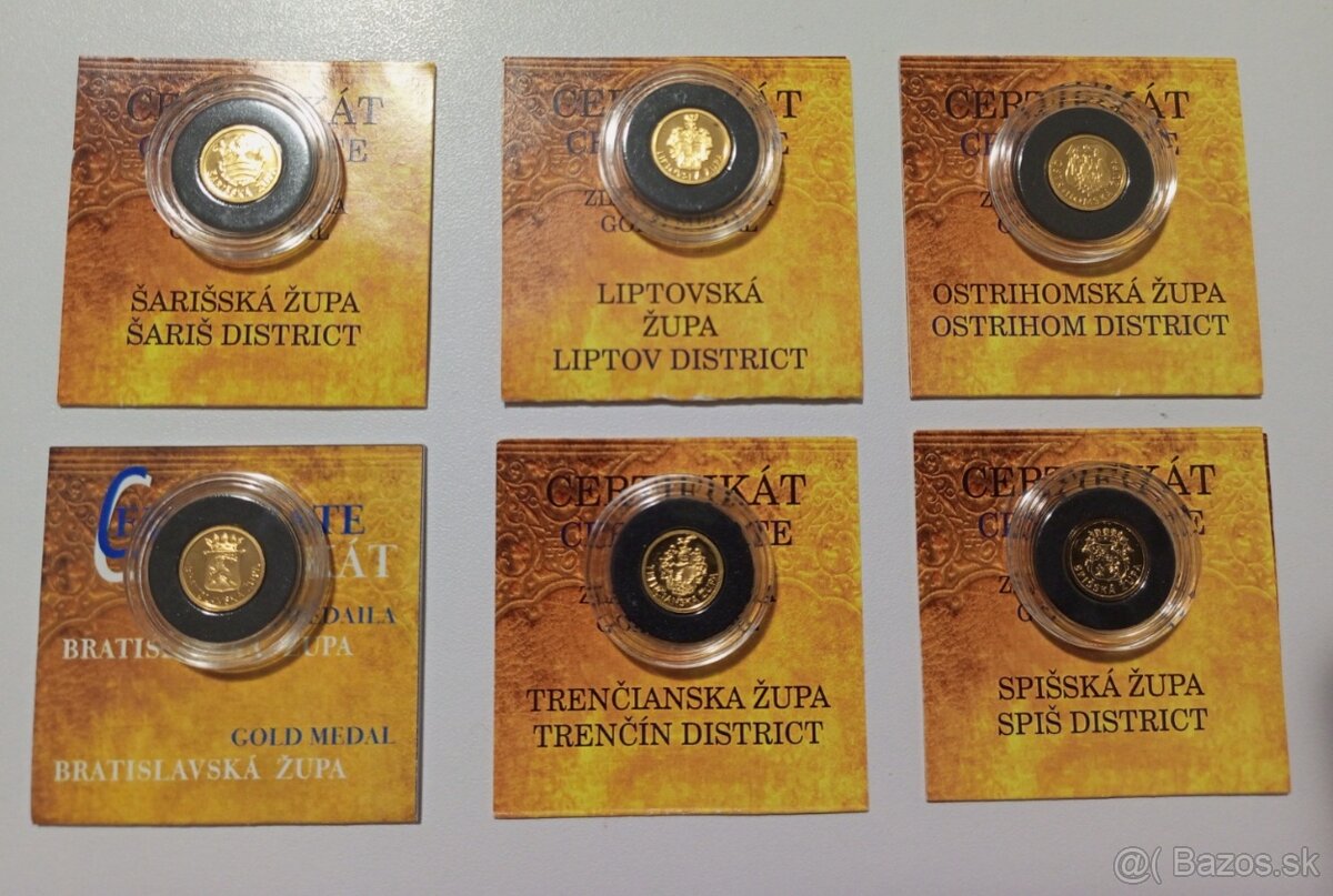 Medaily Župy - 2
