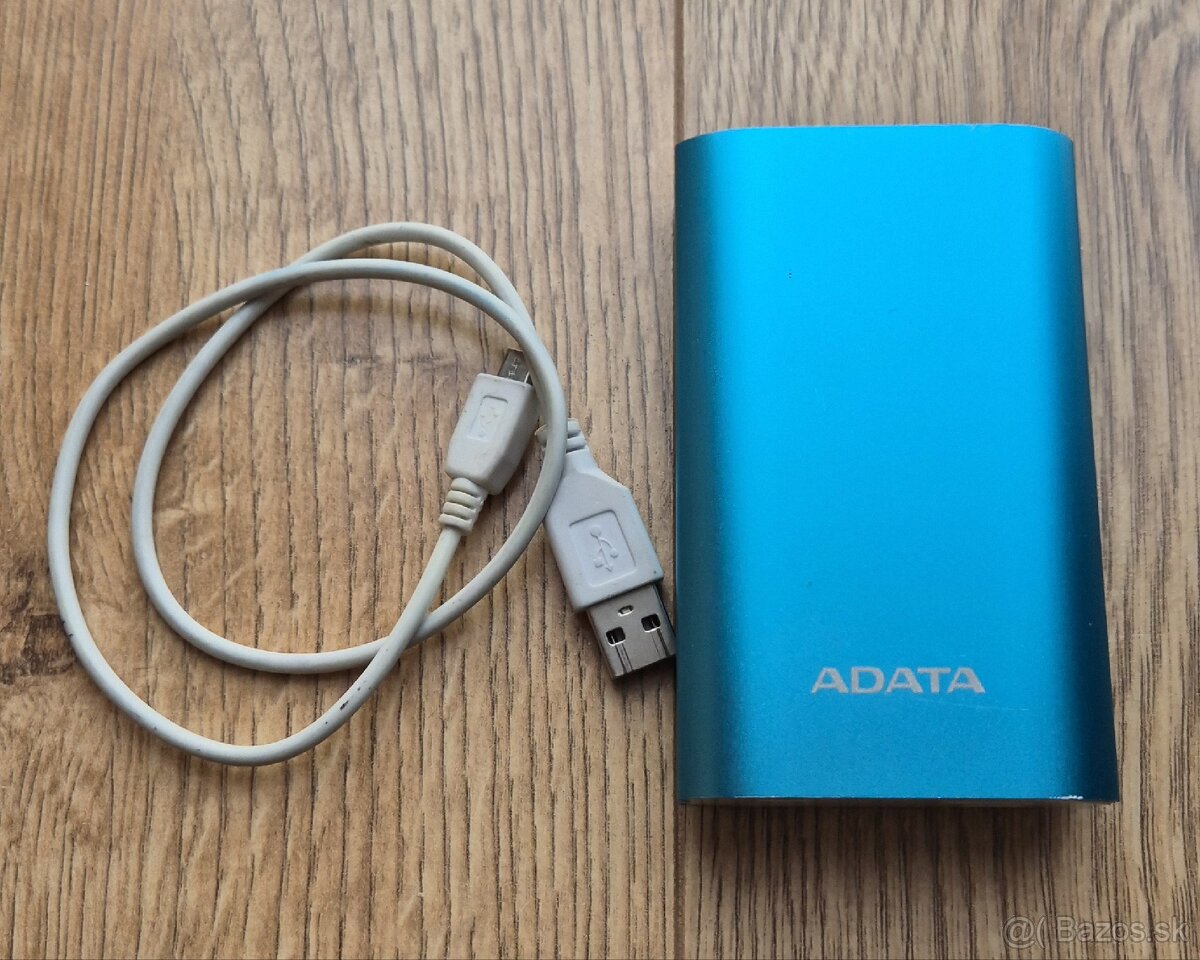 Predám powerbanku ADATA 10050 mAh – modrá - 2