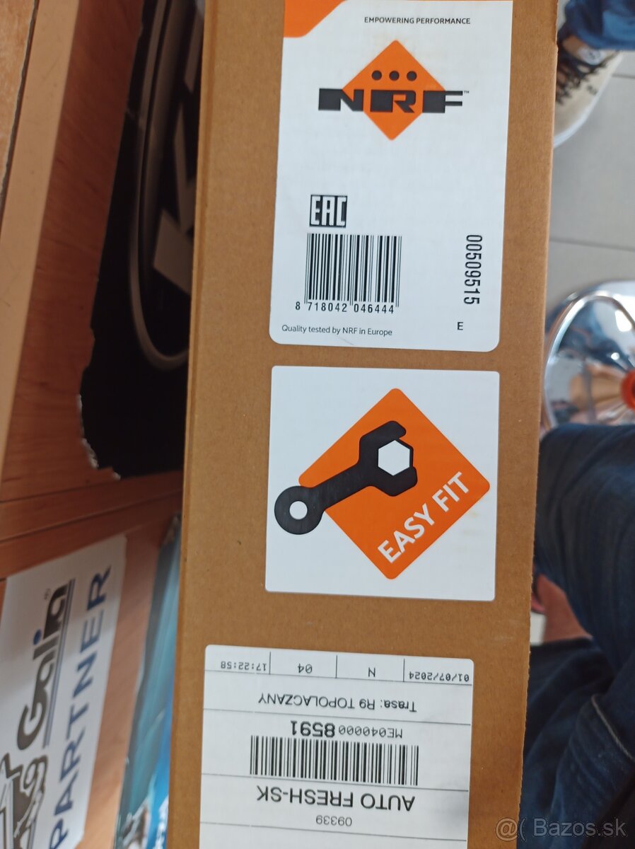 chladič nrf napr. na VW T4 - 2