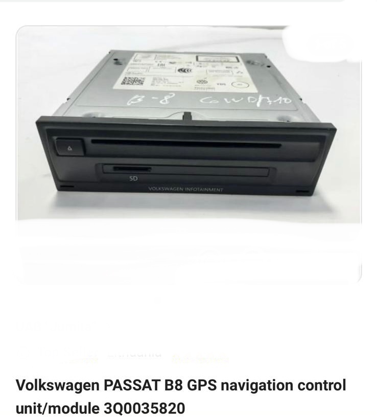 Harmann MIB II main unit dvd medialna stanica VW group - 2