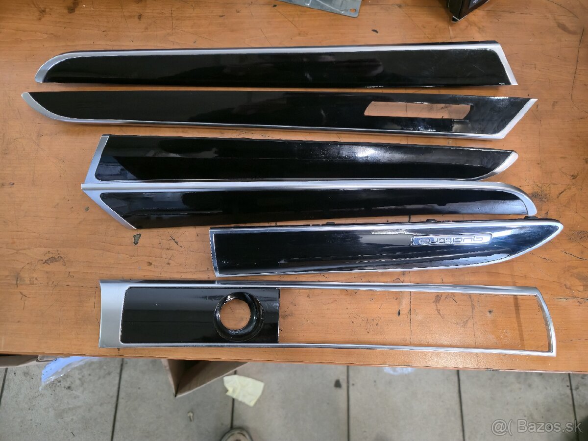 Interierové lišty Audi a6 c6 . - 2