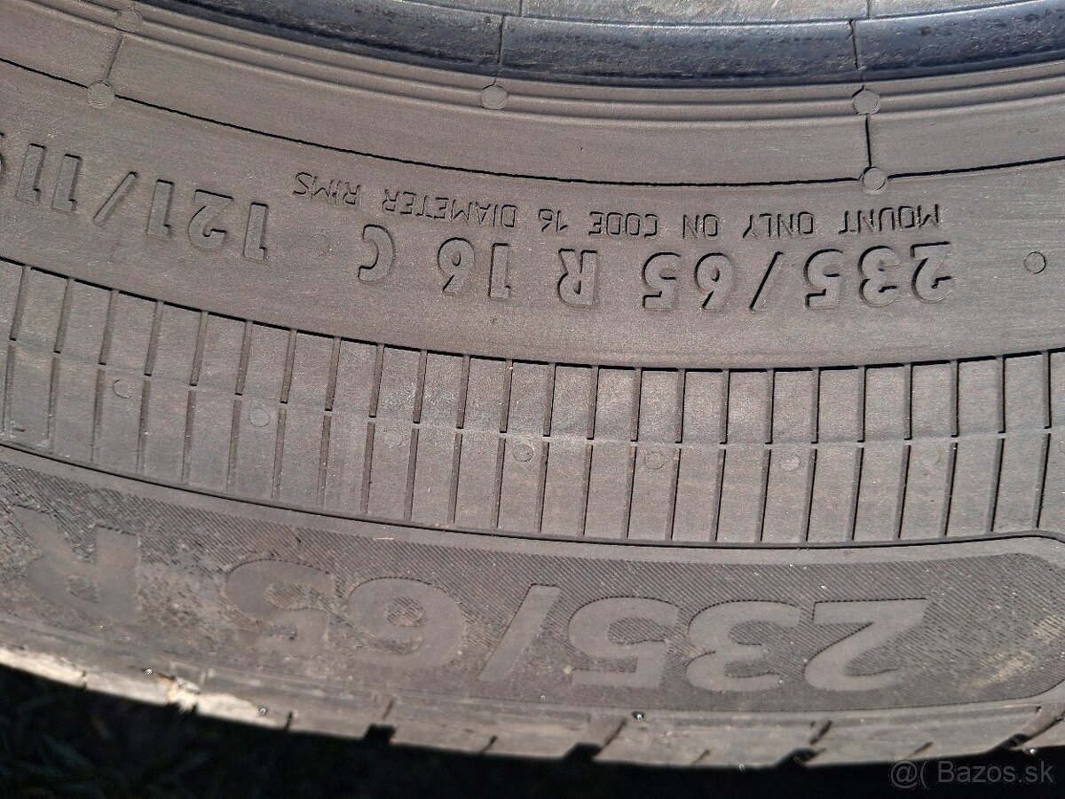 235/65 r16C letne pneumatiky 2ks continental - 2