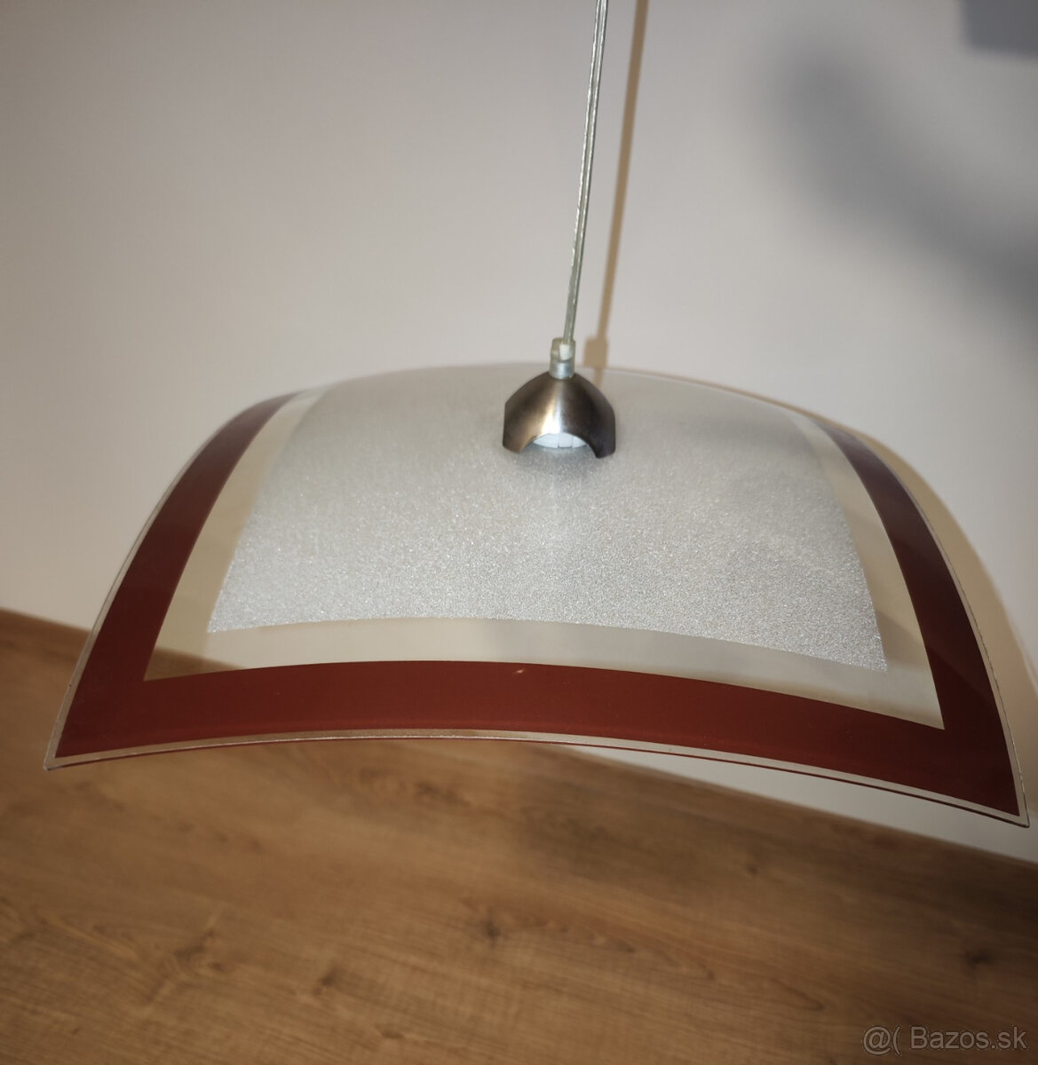 Závesná sklenená lampa - 2