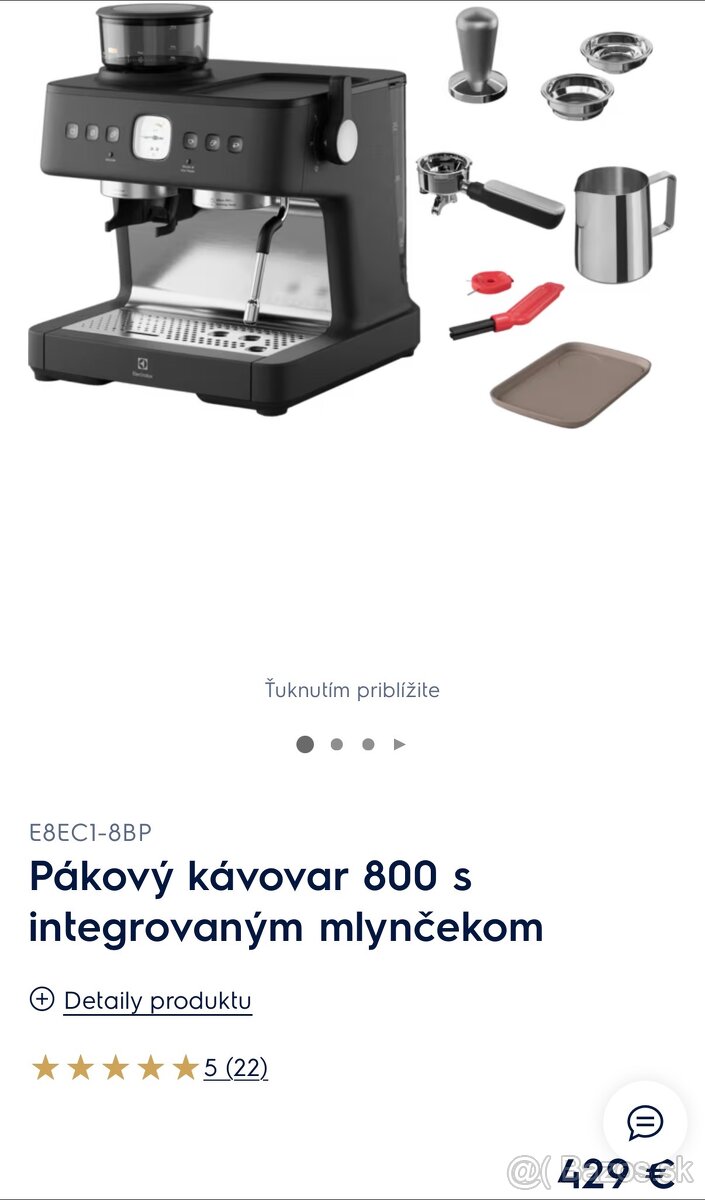 Manuálny kávovar Electrolux 800 - 2