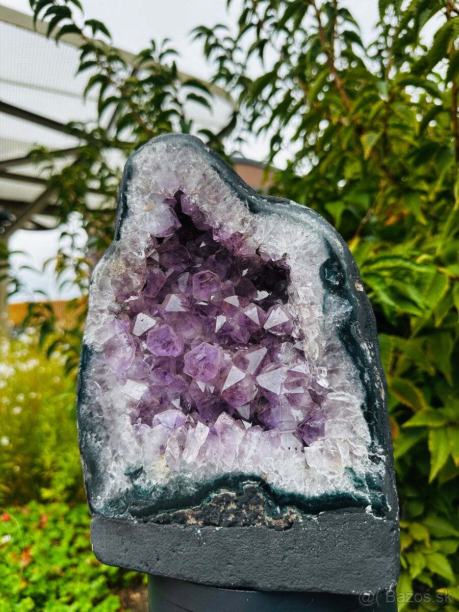 Prírodní minerál Geoda ametyst vhodná aj ako darček na vian - 2