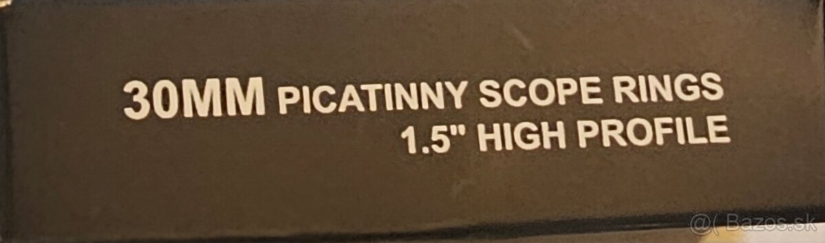 30mm krúžky na picatinny vysoké - 2