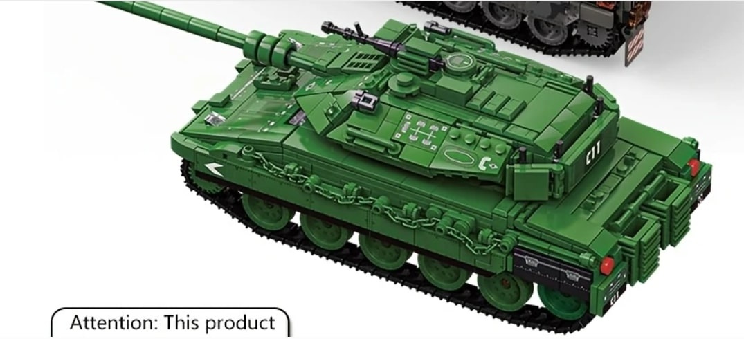 Tank MERKAVA 1029 ks stavebnica - 2