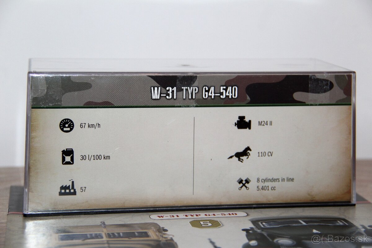 Vojenské Automobily 2. sv. vojny DeAgostini 1:43 - 2