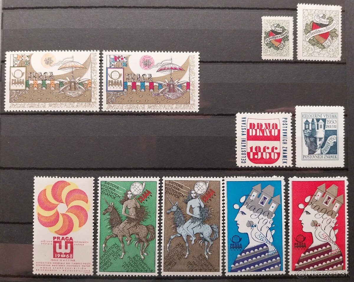 Zálepky a iné známky – ČESKOSLOVENSKO - 2