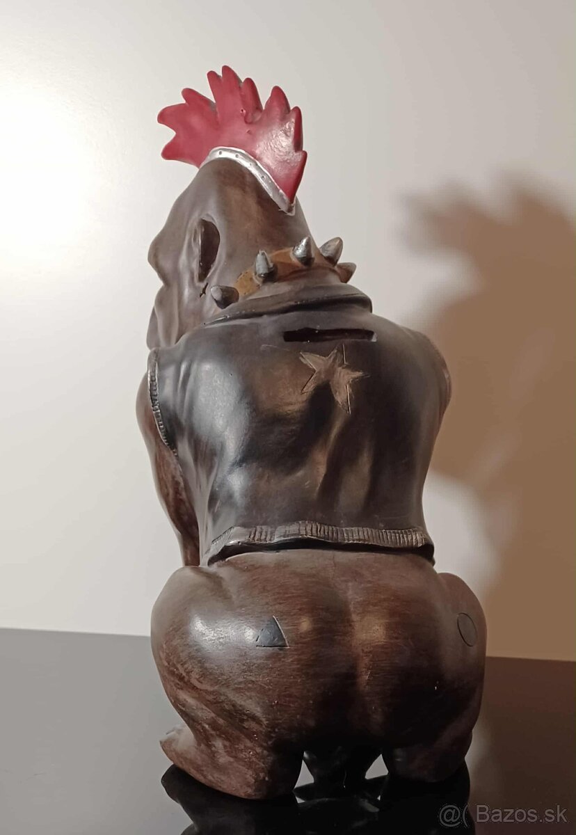 Štýlová pokladnička na peniaze Punk Monkey - 2