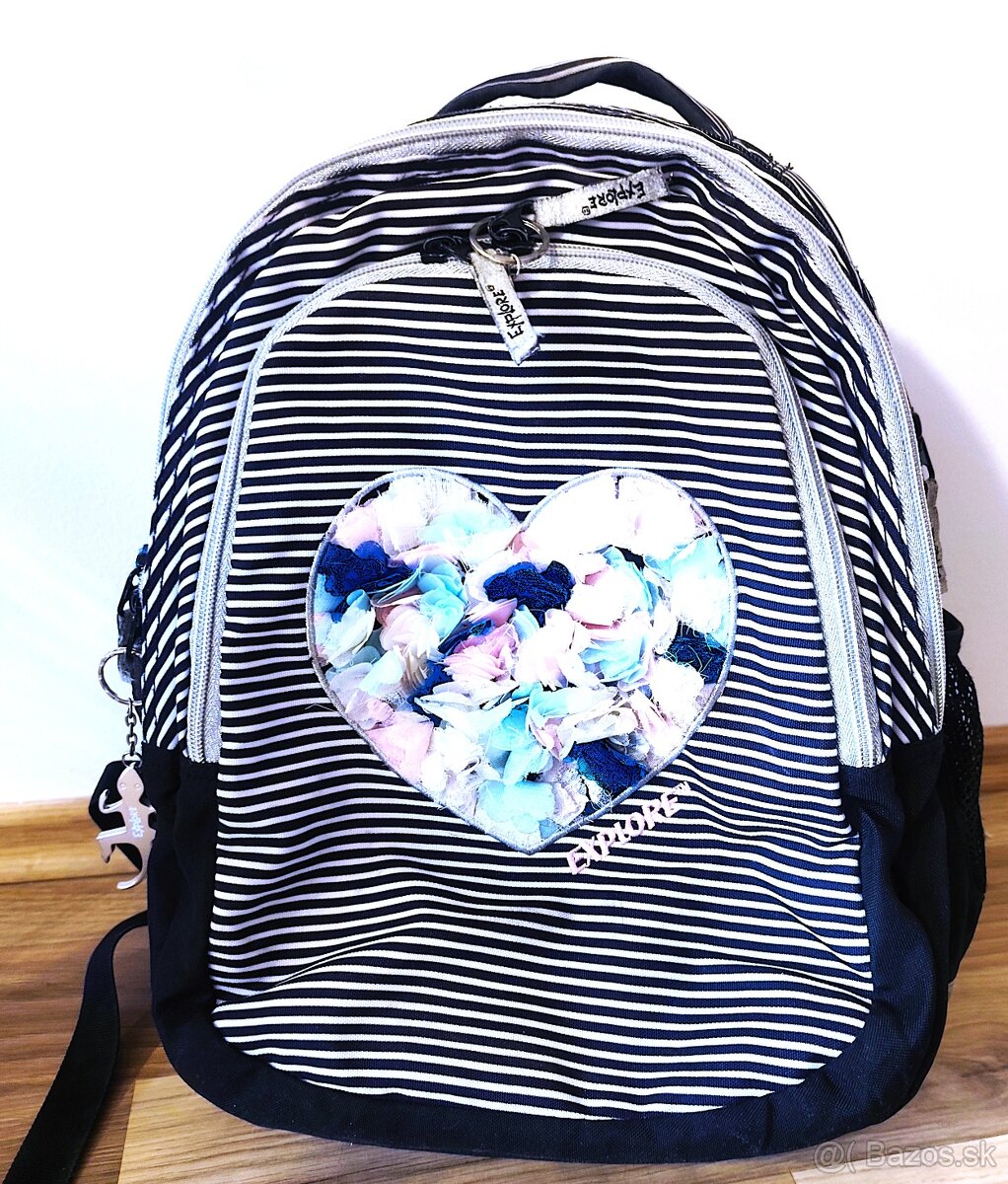 2 KVALITNÉ ZNAČKOVÉ šKOLSKÉ BATOHY v 1-EXPLORE 2v1 - 2