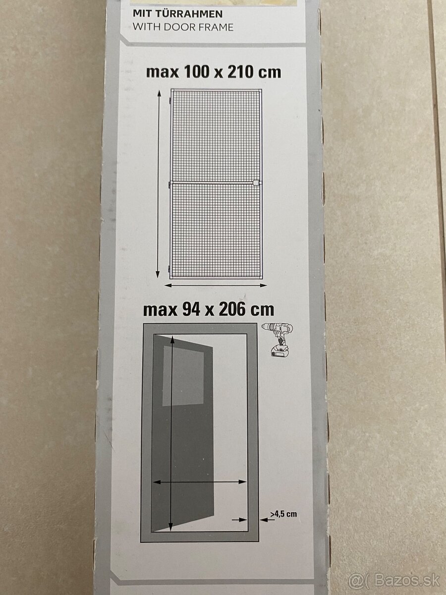 Dvere s hlin. ramom proti hmyzu - 2