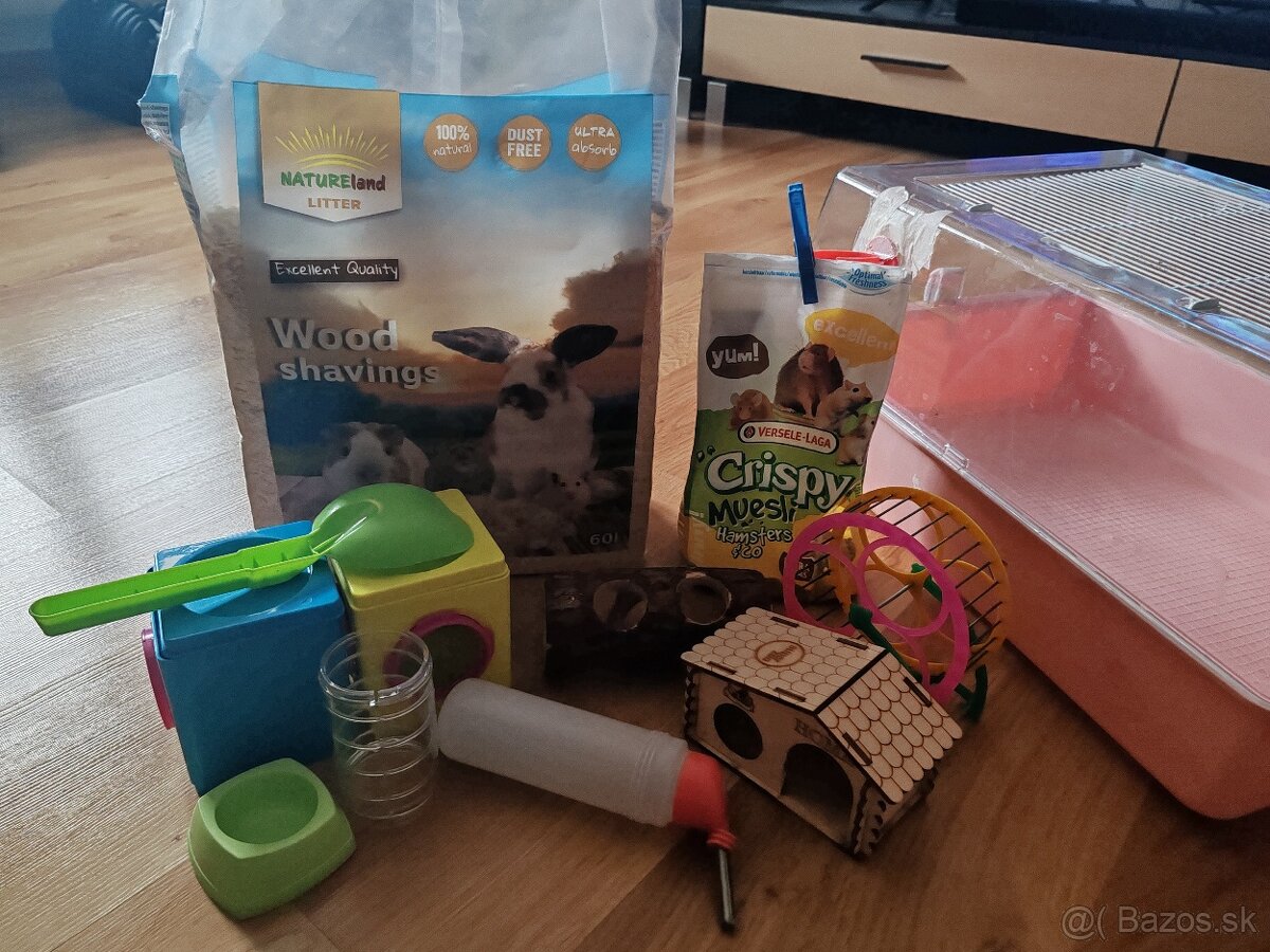 Klietka pre škrečka s príslušenstvom - 2