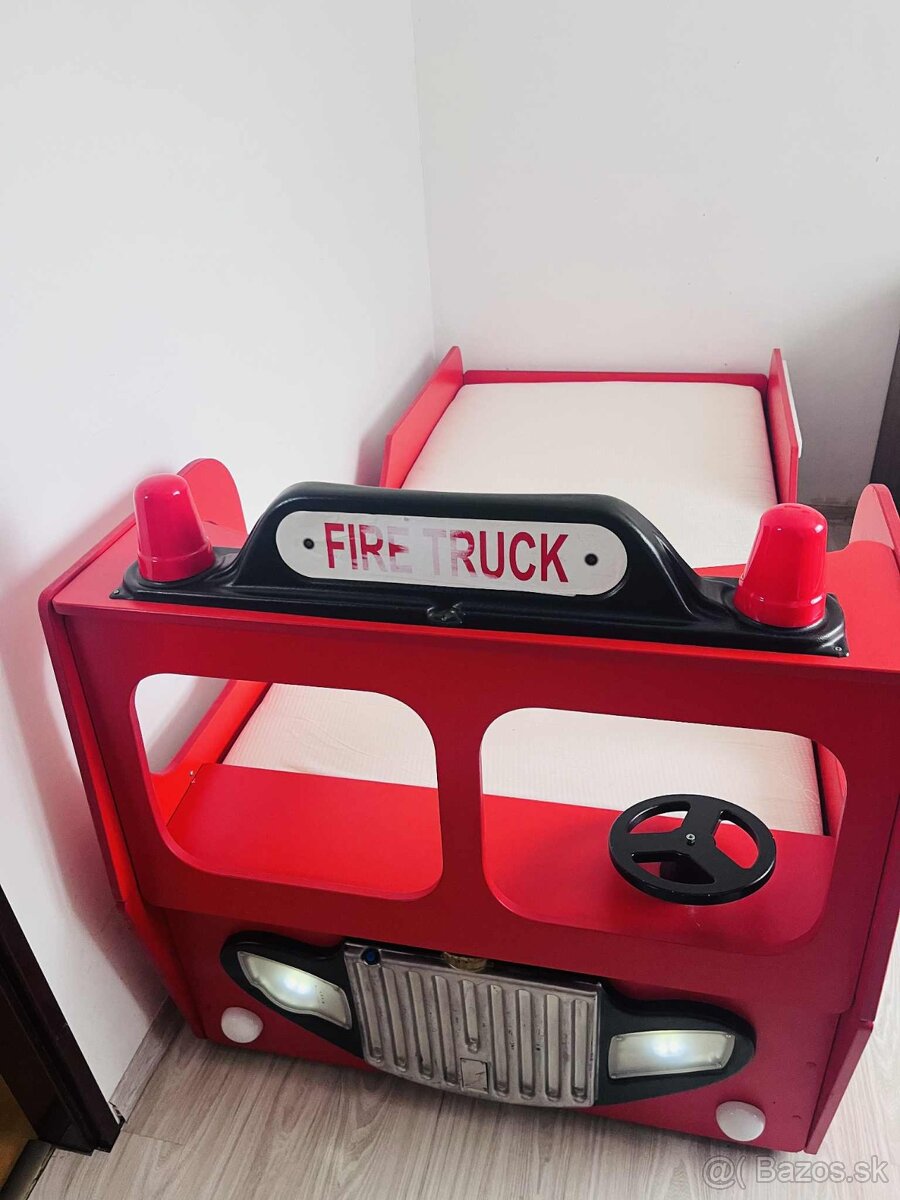 Detská Postel hasičské auto - 2