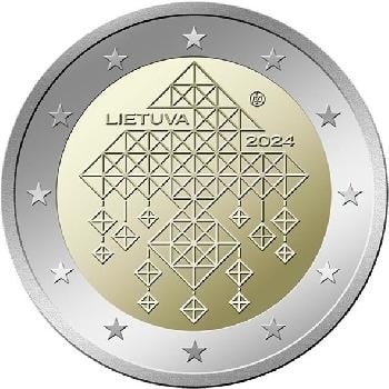 2.eurové mince UNC - 2