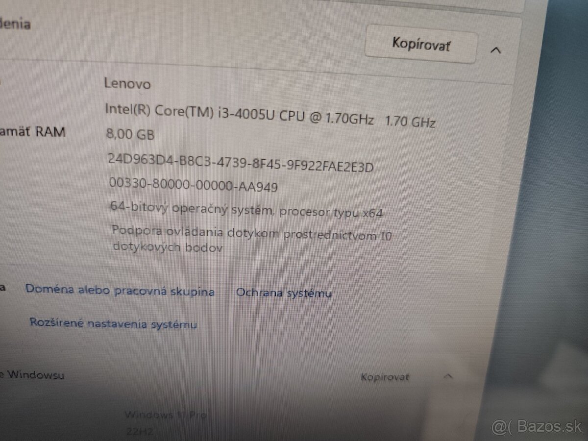 PC All in one Lenovo thingcentre - 2