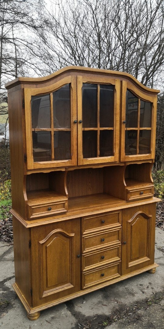 Rustikálny masívny príborník - 2