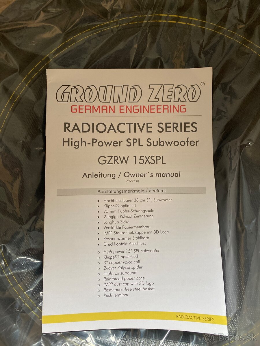 Ground Zero 15xspl - 2