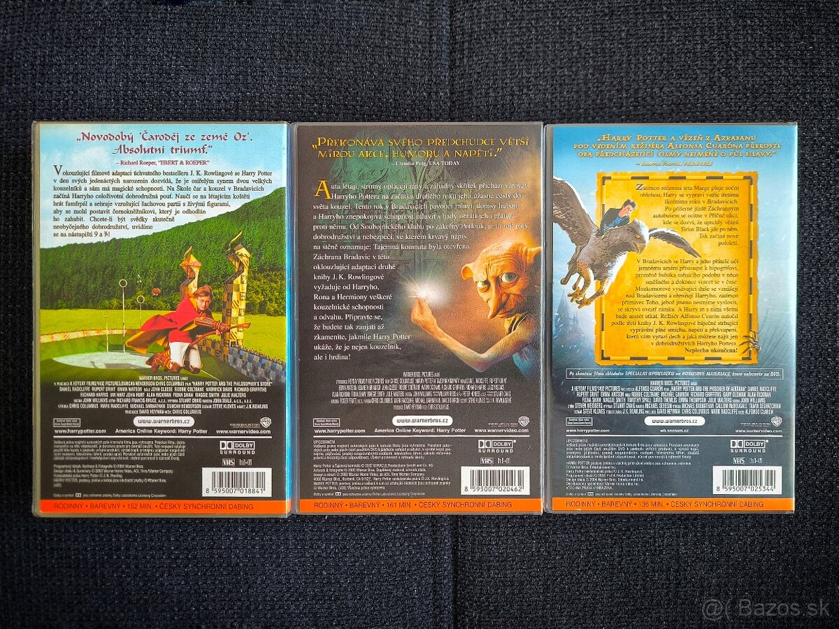 VHS kazety Harry Potter - 2