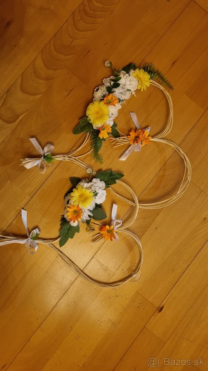 Svadobná výzdoba na auto - 2