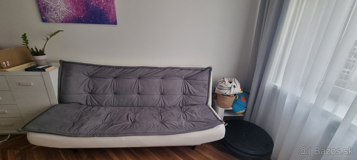 Gauč sivo-kremový - 2