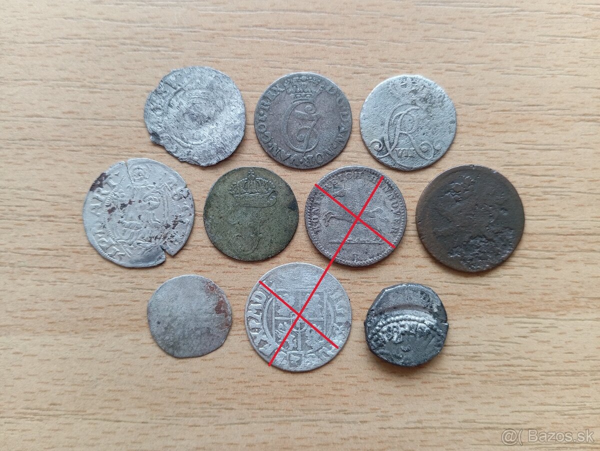 Staré strieborné mince - 2